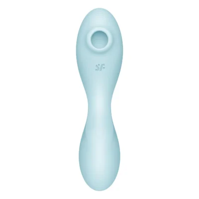 Alternative view of Вакуумний смарт-стимулятор із вібрацією Satisfyer Curvy Trinity 5 Blue