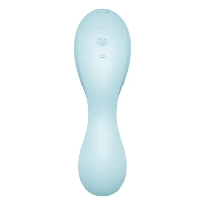 Зображення Вакуумний смарт-стимулятор із вібрацією Satisfyer Curvy Trinity 5 Blue