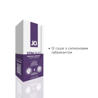 Alternative view of Набір лубрикантів Foil Display Box JO Xtra Silky Silicone 12x10ml