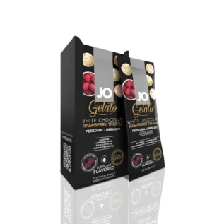 Набір лубрикантів Foil Display Box JO Gelato Chocolate Raspberry 12x10ml