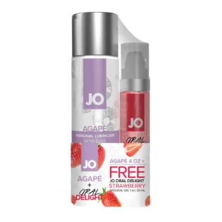 Комплект JO GWP  Agape 120 ml & Oral Delight  Strawberry 30ml