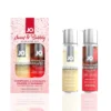 Набір лубрикантів JO Sweet&Bubbly Champagne & Chocolate Cove Strawberry 2x60ml