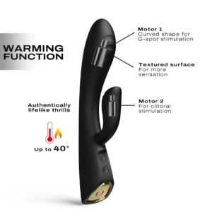 Alternative view of Вібратор-кролик з підігрівом Dorcel FLEXI RABBIT