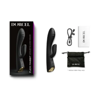 Вібратор-кролик з підігрівом Dorcel FLEXI RABBIT 15 Зображення Вібратор-кролик з підігрівом Dorcel FLEXI RABBIT