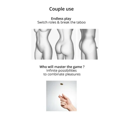 Зображення Безремінний вібрострапон з вакуумною стимуляцією Strap-On-Me MULTI ORGASM Fuchsia M