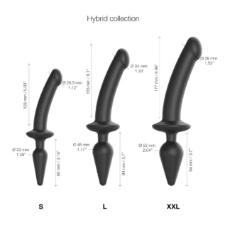 Анальна пробка з дилдо 2в1 Strap-On-Me SWITCH PLUG-IN DILDO 11 Зображення Анальна пробка з дилдо 2в1 Strap-On-Me SWITCH PLUG-IN DILDO