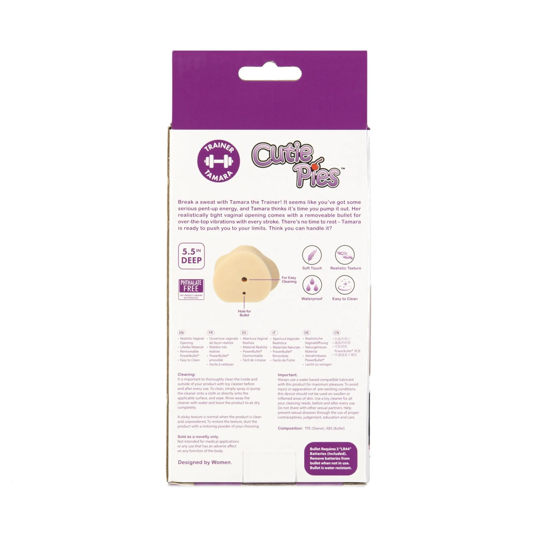 Мастурбатор-вагіна Cutie Pies Trainer Tamara Vagina Masturbator 8 Мастурбатор-вагіна Cutie Pies Trainer Tamara Vagina Masturbator - Зображення 6