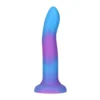 Зображення Фалоімітатор, що світиться в темряві, ADDICTION Rave 8″ Glow in the Dark Dildo Blue Purple