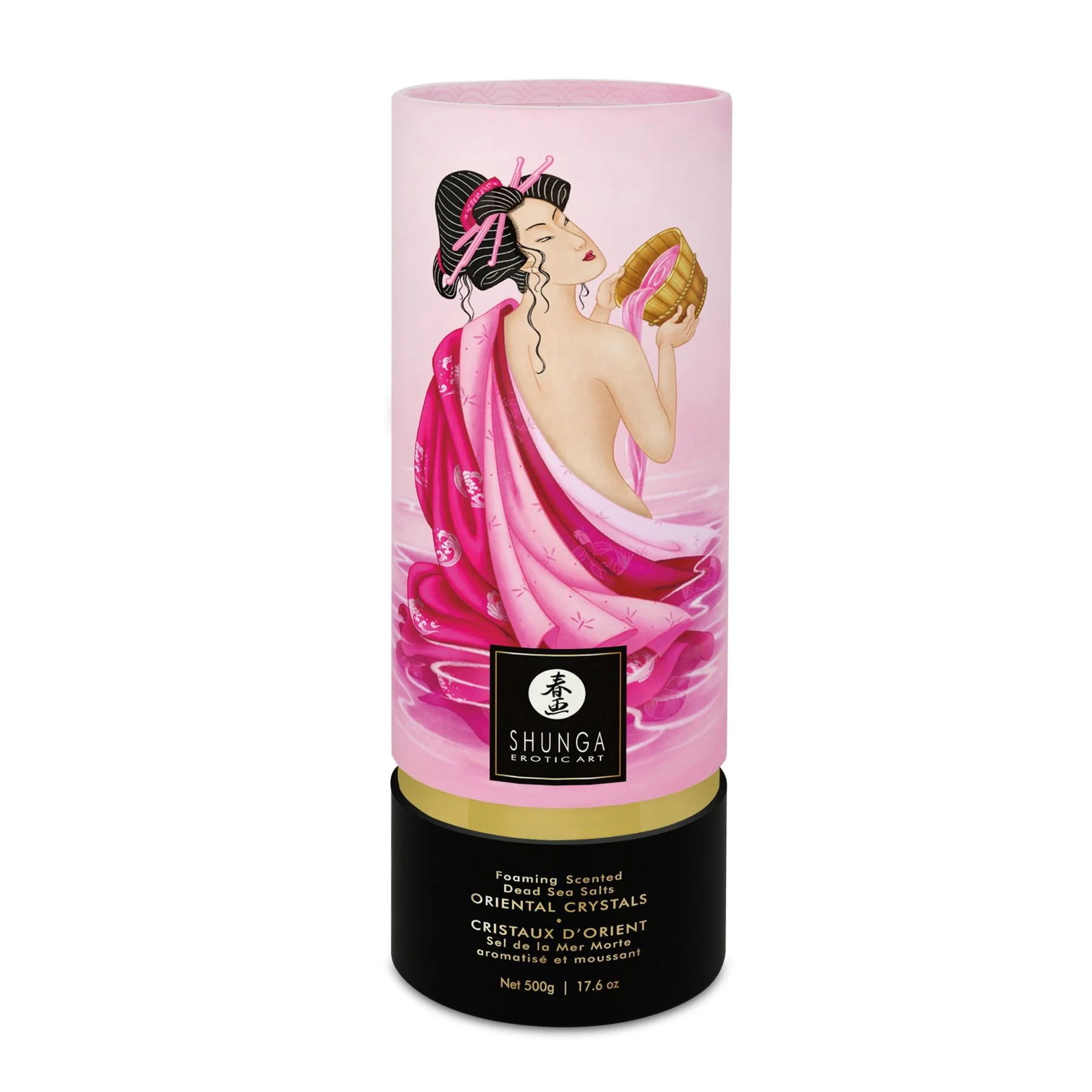 Пінлива сіль для ванни Shunga Dead Sea salt Oriental Crystals — Petal 500gm 3 Пінлива сіль для ванни Shunga Dead Sea salt Oriental Crystals — Petal 500gm