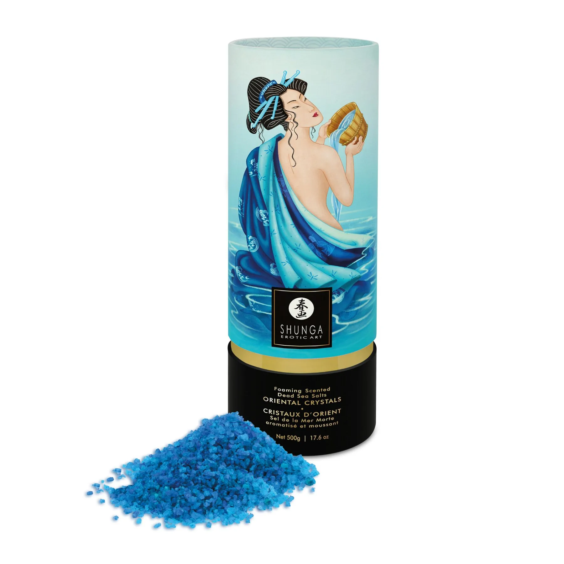 Пінлива сіль для ванни Shunga Dead Sea salt Oriental Crystals — Ocean Temptations 500gm 4 Пінлива сіль для ванни Shunga Dead Sea salt Oriental Crystals — Ocean Temptations 500gm - Зображення 2