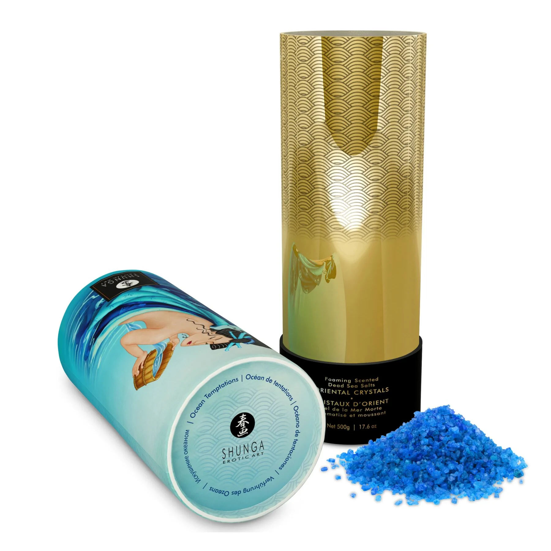 Пінлива сіль для ванни Shunga Dead Sea salt Oriental Crystals — Ocean Temptations 500gm 6 Пінлива сіль для ванни Shunga Dead Sea salt Oriental Crystals — Ocean Temptations 500gm - Зображення 4