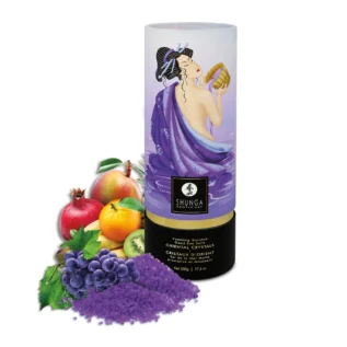 Пінлива сіль для ванни Shunga Dead Sea salt Oriental Crystals — Exotic Fruits 500gm - Зображення 5