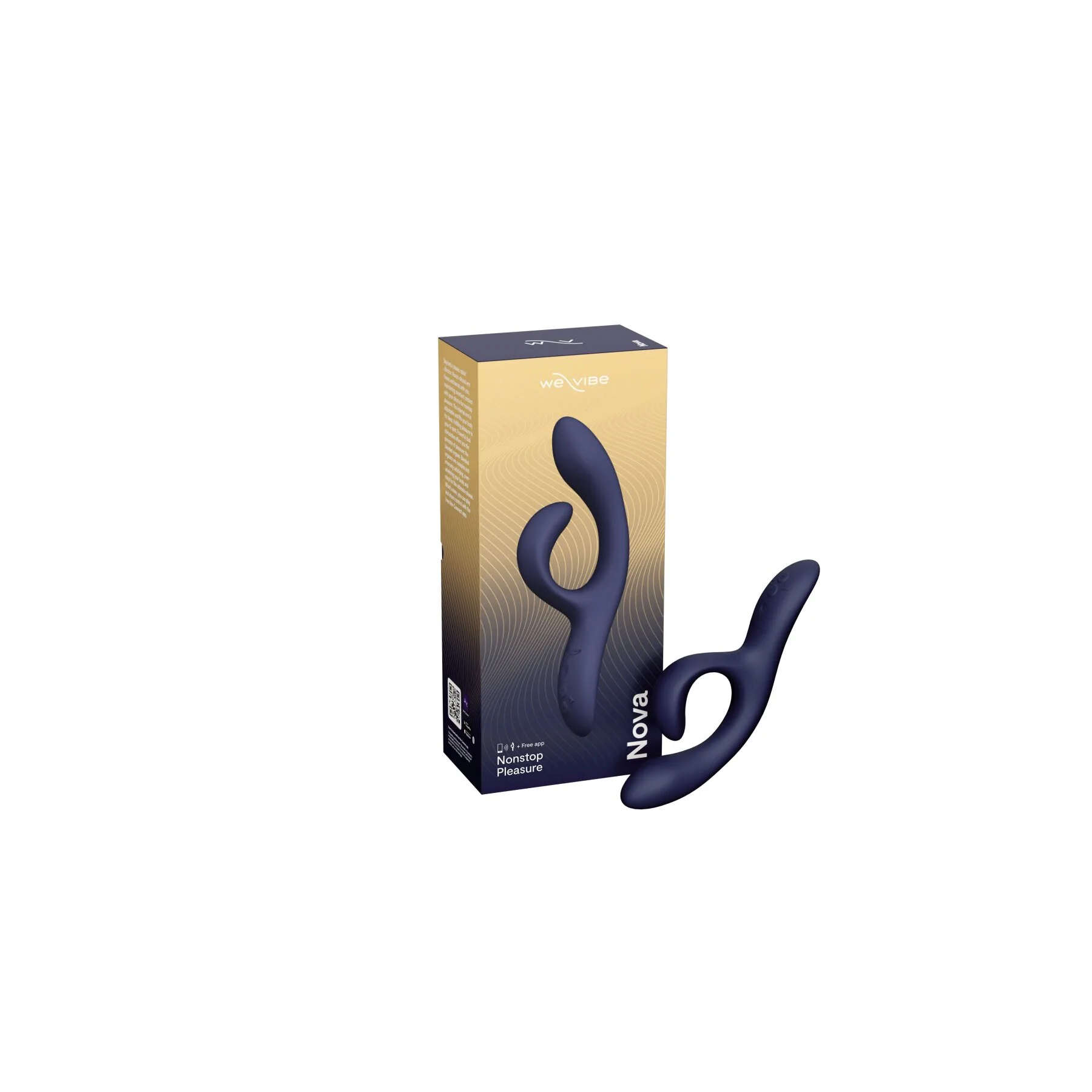 Смарт вібратор-кролик We-Vibe Nova Midnight Blue 10 Смарт вібратор-кролик We-Vibe Nova Midnight Blue - Зображення 8