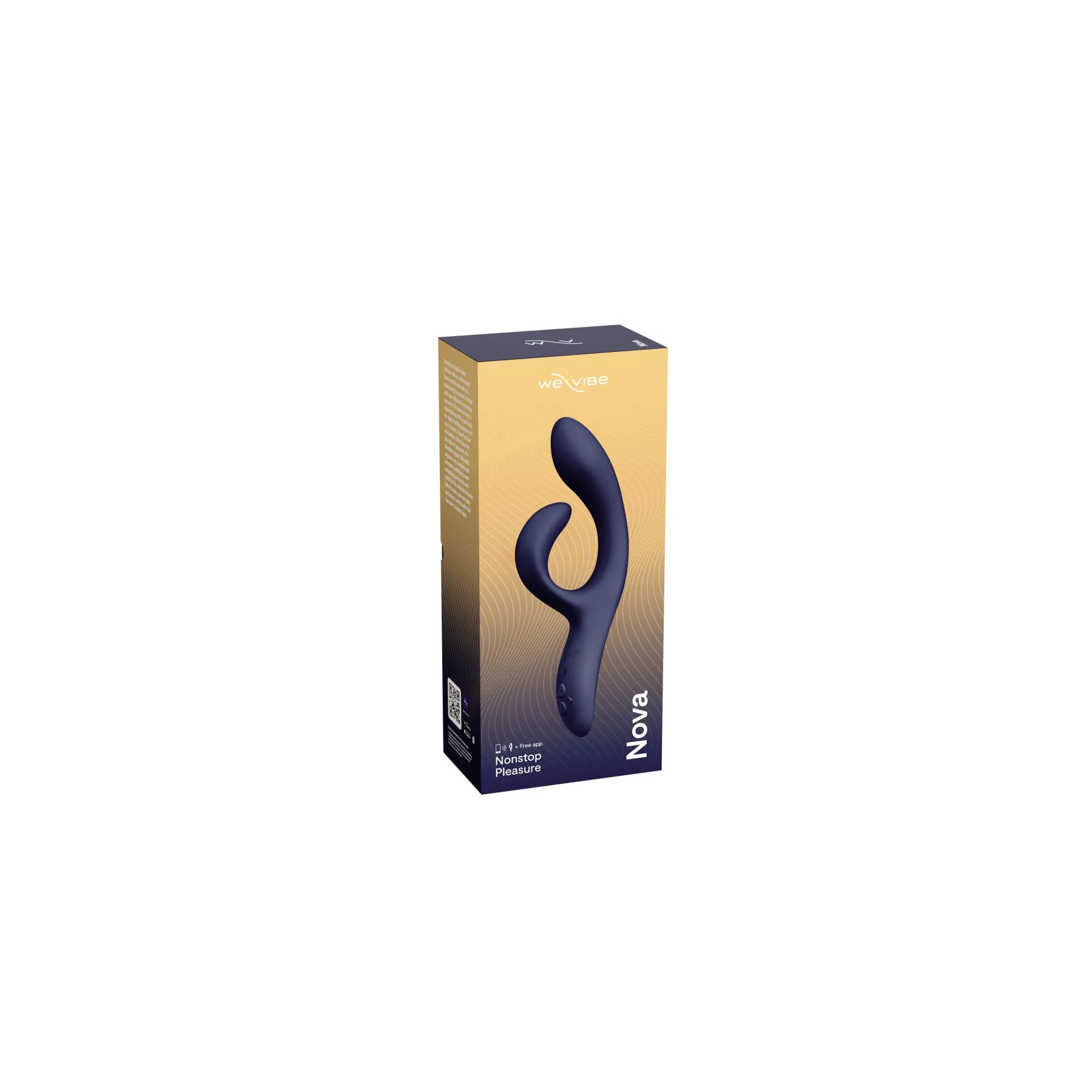 Смарт вібратор-кролик We-Vibe Nova Midnight Blue 11 Смарт вібратор-кролик We-Vibe Nova Midnight Blue - Зображення 9