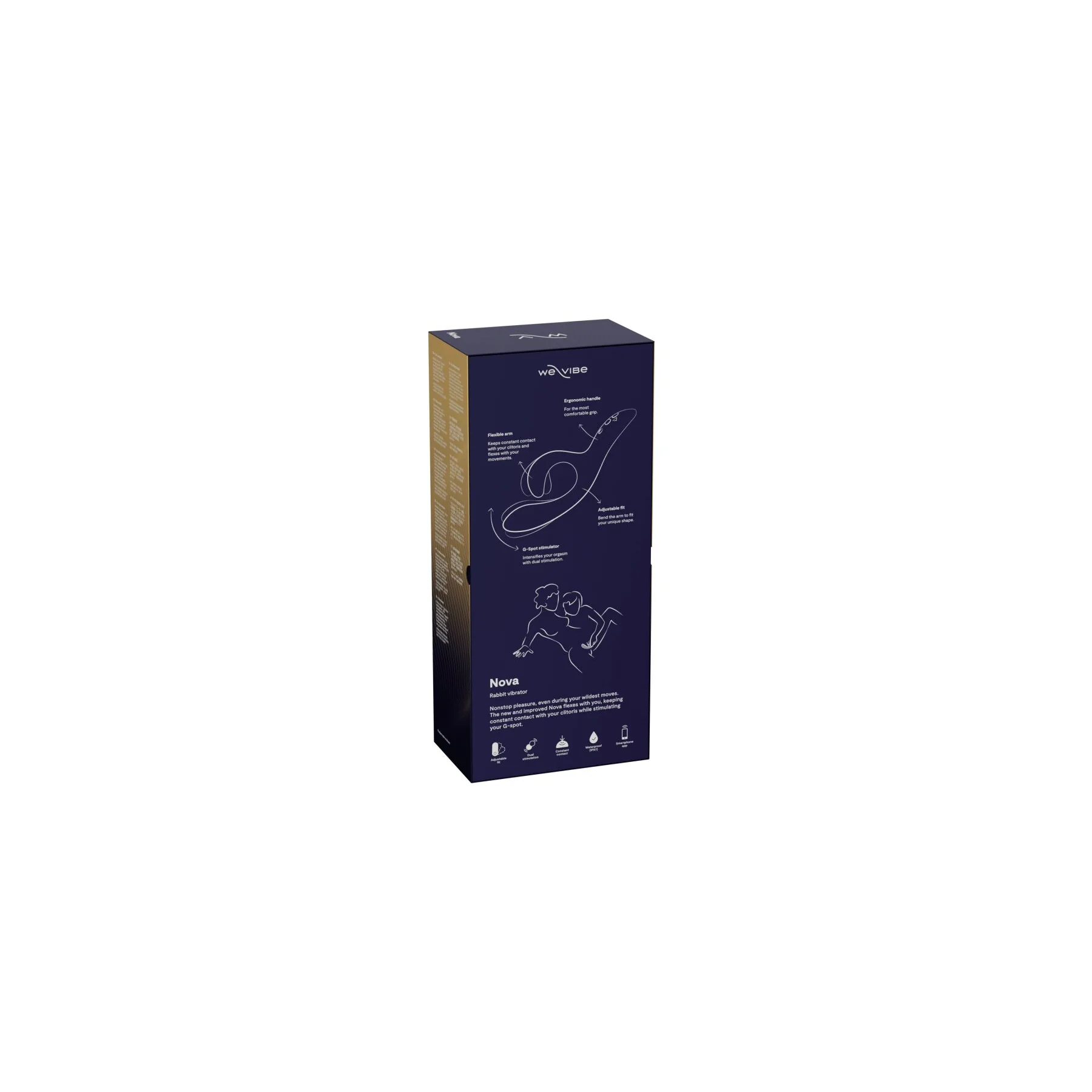 Смарт вібратор-кролик We-Vibe Nova Midnight Blue 12 Смарт вібратор-кролик We-Vibe Nova Midnight Blue - Зображення 10