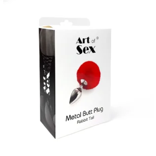 Металевий анальний затор М Art of Sex - Metal Butt plug Rabbit Tail 9 Зображення Металевий анальний затор М Art of Sex - Metal Butt plug Rabbit Tail
