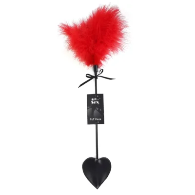 Зображення Лоскітка зі шльопалкою Піка Art of Sex – Puff Peak червона