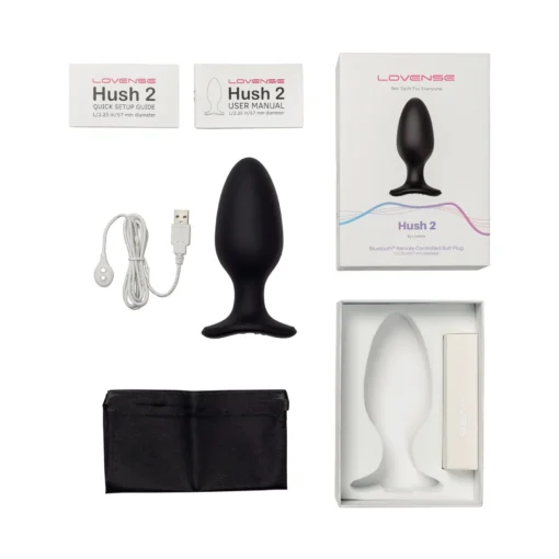 Анальна смарт-вібропробка Lovense Hush 2 L - Зображення 3
