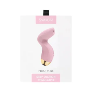 Зображення Вакуумний кліторальний стимулятор Svakom Pulse Pure Pale Pink
