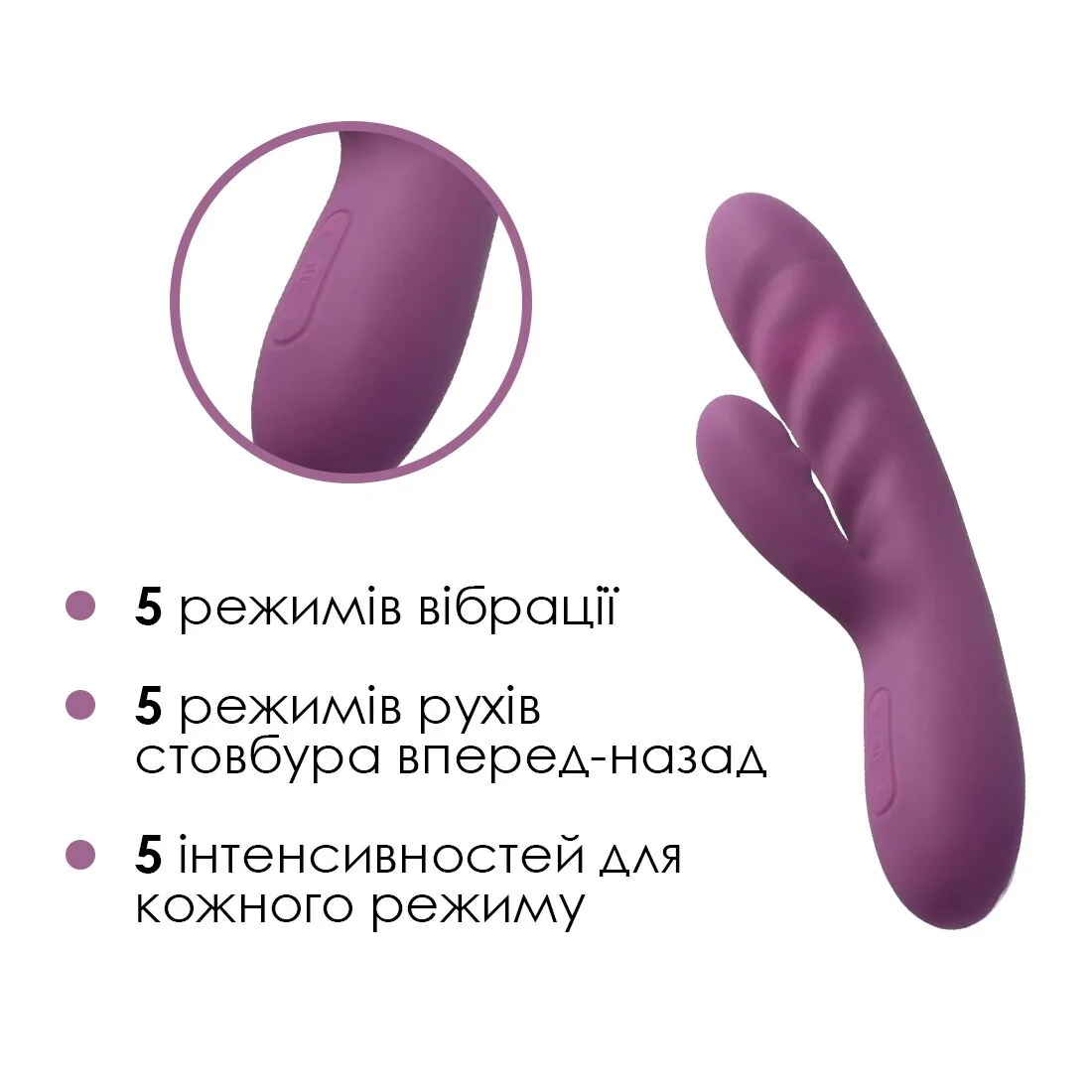 Вібратор-кролик Svakom Avery Lilac 5 Вібратор-кролик Svakom Avery Lilac - Зображення 3