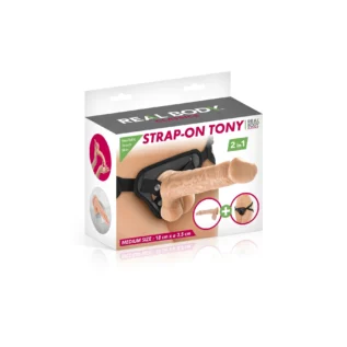 Жіночий страпон-трусики 2в1 Real Body — Tony - Зображення 3