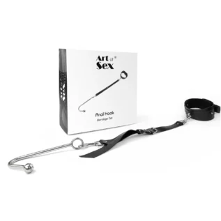 Анальний гак 1 із нашийником з натуральної шкіри Art of Sex - Anal hook 8 Зображення Анальний гак 1 із нашийником з натуральної шкіри Art of Sex - Anal hook