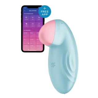 Смарт-вібратор для клітора Satisfyer Tropical Tip Light Blue