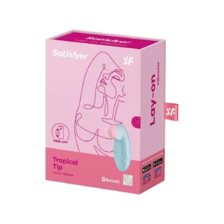 Зображення Смарт-вібратор для клітора Satisfyer Tropical Tip Light Blue