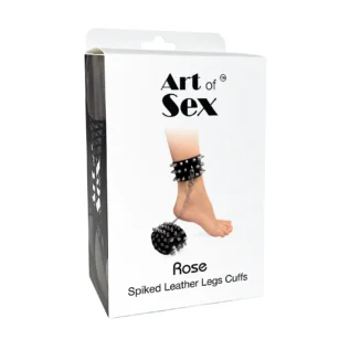 Зображення Поножі з шипами з натуральної шкіри Art of Sex