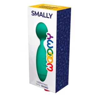 Мінівібромасажер Wooomy Smally Mini Wand Turquoise 7 Зображення Мінівібромасажер Wooomy Smally Mini Wand Turquoise
