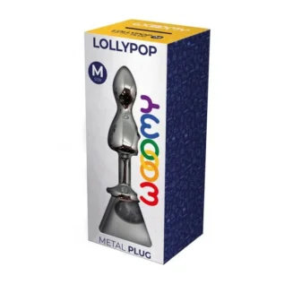 Металева анальна пробка Wooomy Lollypop Double Ball Metal Plug 8 Зображення Металева анальна пробка Wooomy Lollypop Double Ball Metal Plug