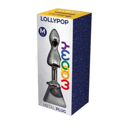 Зображення Металева анальна пробка Wooomy Lollypop Double Ball Metal Plug M