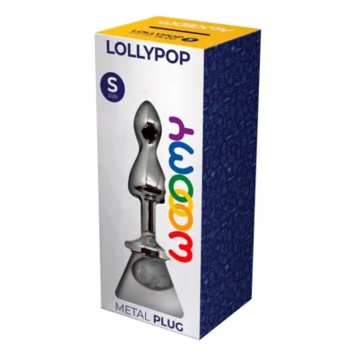 Зображення Металева анальна пробка Wooomy Lollypop Double Ball Metal Plug S