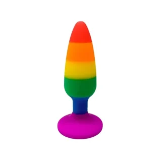 Alternative view of Силіконова анальна пробка Wooomy Hiperloo Silicone Rainbow Plug