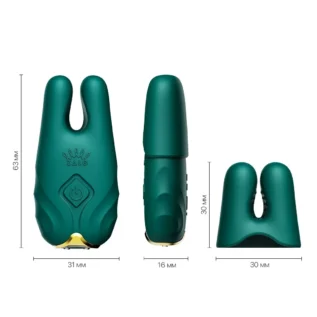 Зображення Смарт-вібратор для грудей Zalo - Nave Turquoise Green