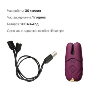 Зображення Смарт-вібратор для грудей Zalo - Nave Velvet Purple
