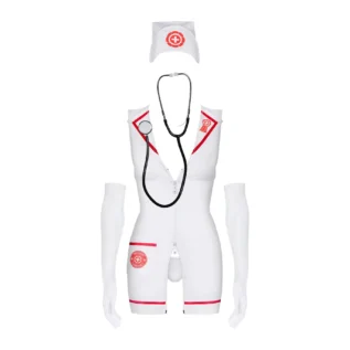 Alternative view of Еротичний костюм медсестри  Emergency dress S/M