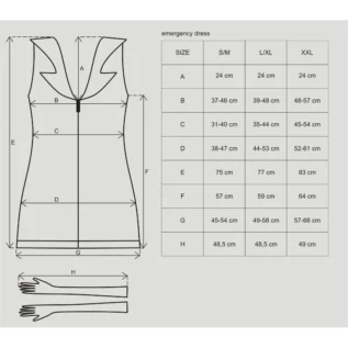 Зображення Еротичний костюм медсестри Emergency dress S/M