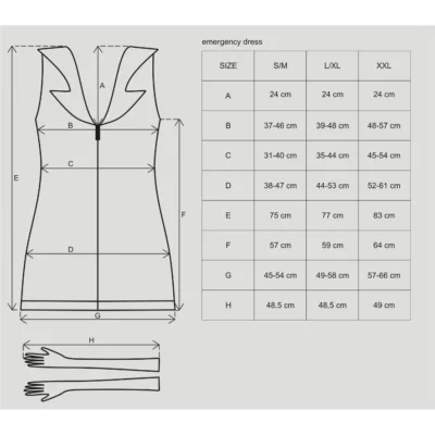 Зображення Еротичний костюм медсестри Emergency dress S/M