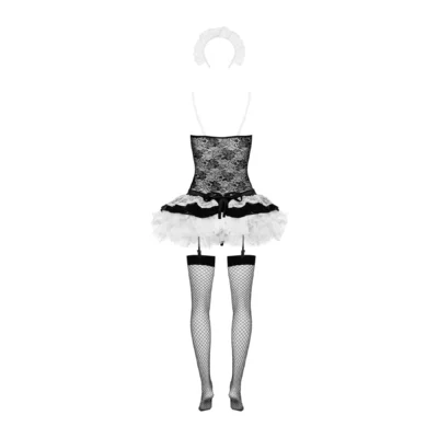 Еротичний костюм покоївки зі спідницею Obsessive Housemaid S/M 12 Зображення Еротичний костюм покоївки зі спідницею Obsessive Housemaid S/M
