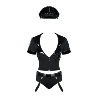 Alternative view of Еротичний костюм поліцейського Obsessive Police set S/M