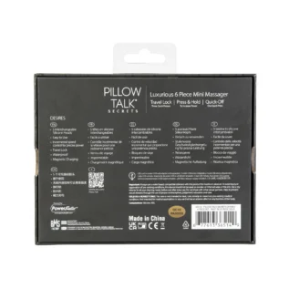 Вібромасажер Pillow Talk Secrets Desires 6-Piece Mini Massager Set - Navy 25 Вібромасажер Pillow Talk Secrets Desires 6-Piece Mini Massager Set - Navy - Зображення 12