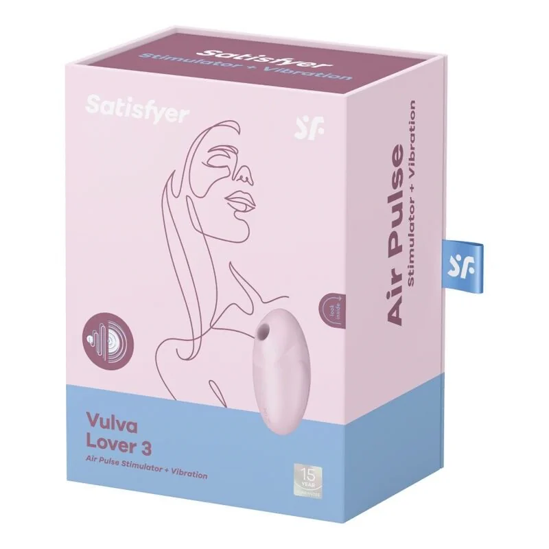 Вакуумний стимулятор з вібрацією Satisfyer Vulva Lover 3 Pink 6 Вакуумний стимулятор з вібрацією Satisfyer Vulva Lover 3 Pink - Зображення 4