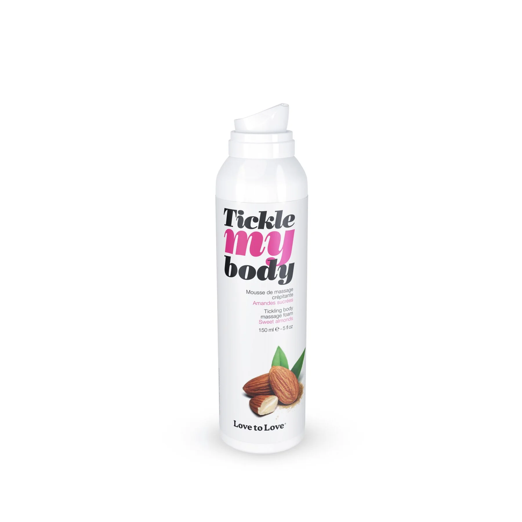 Масажна піна Love To Love Tickle my body Sweet almonds 150ml 4 Масажна піна Love To Love Tickle my body Sweet almonds 150ml - Зображення 2