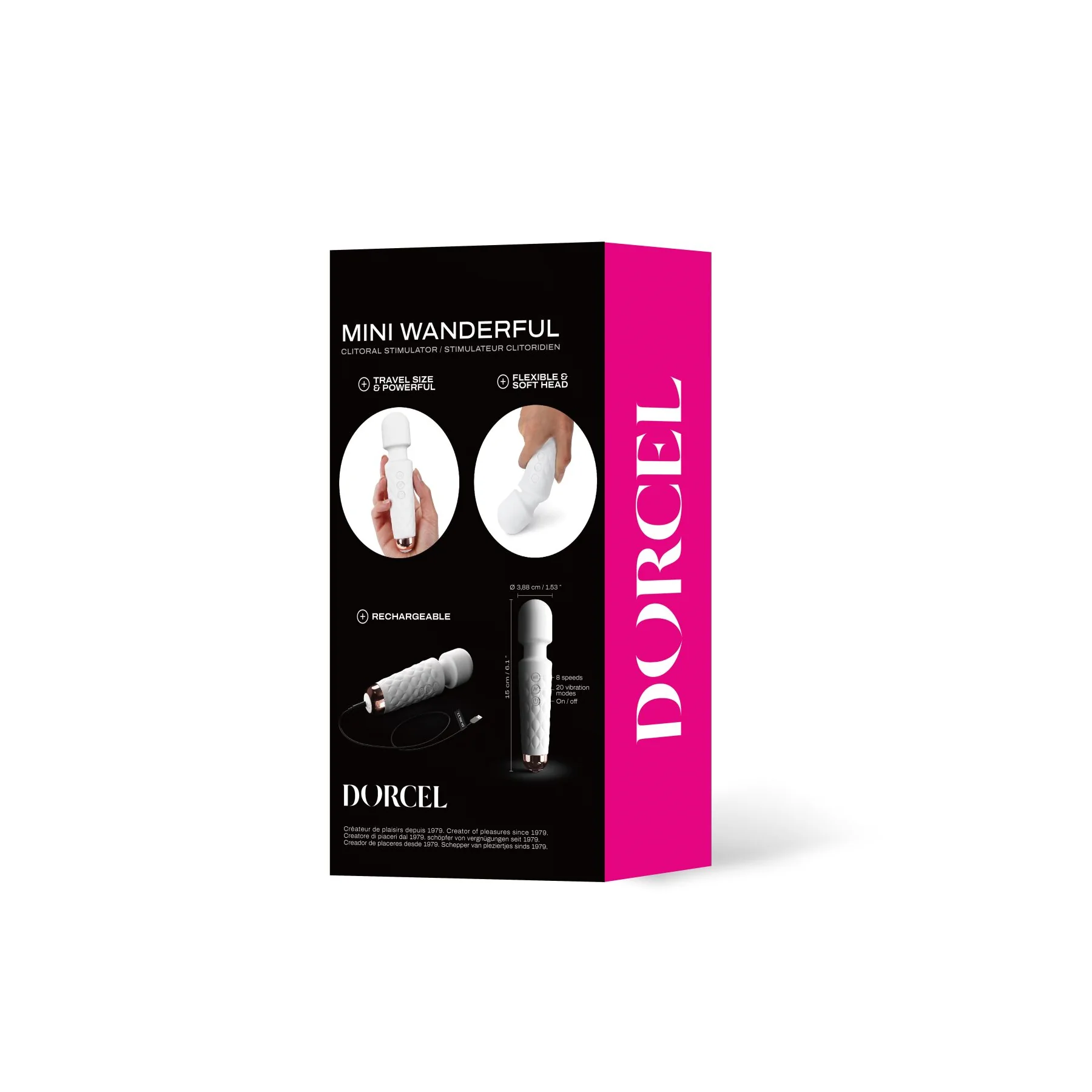 Мінівібромасажер Dorcel Wand Mini Wanderful 8 Мінівібромасажер Dorcel Wand Mini Wanderful - Зображення 6