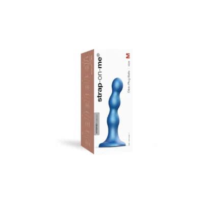 Зображення Насадка для страпона Strap-On-Me Dildo Plug Balls Metallic M