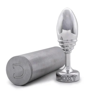 Металева анальна пробка DOXY Butt Plug RIBBED 10 Зображення Металева анальна пробка DOXY Butt Plug RIBBED