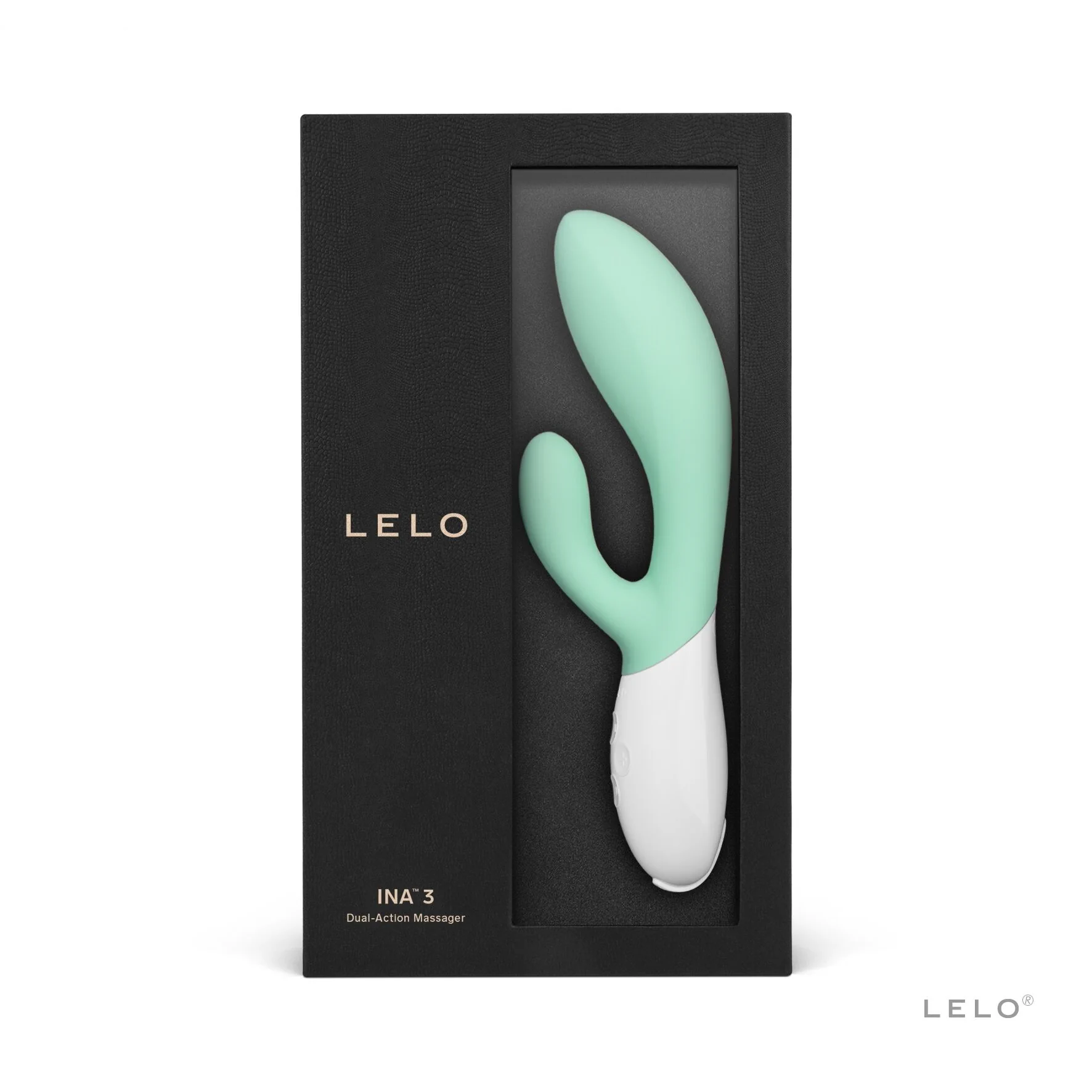 Вібратор-кролик LELO Ina 3 Seaweed 5 Вібратор-кролик LELO Ina 3 Seaweed - Зображення 3