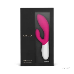 Вібратор-кролик LELO Ina Wave 2 Cerise 7 Зображення Вібратор-кролик LELO Ina Wave 2 Cerise