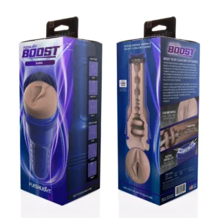 Мастурбатор-вагіна Fleshlight Boost Bang Light Medium Flesh Turbo Tech - Зображення 7